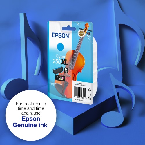 Epson C13T16P24010/250XL Ink cartridge cyan high-capacity, 740 pages 8.9ml for Epson Expression Photo XP-980