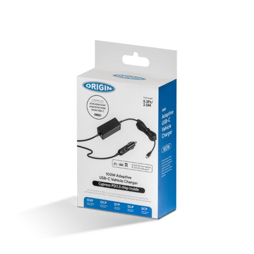Origin Storage 100W USB C Car charger