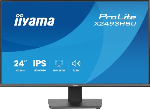 iiyama ProLite X2493HSU-B1 computer monitor 60.5 cm (23.8") 1920 x 1080 pixels Full HD LED Black