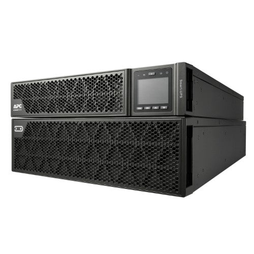 APC Smart-UPS On-Line, 10kVA/10kW, Rack/Tower, 230V, 2x IEC C13+1x IEC C19+Hard wire 3-wire (H+N+E) outlets, Network Card, W/O rail kit