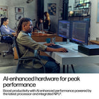 HP EliteDesk 8 G1i AI Intel Core Ultra 5 235 16 GB DDR5-SDRAM 1 TB SSD NVIDIA RTX A400 Windows 11 Pro SFF PC AI PC Black