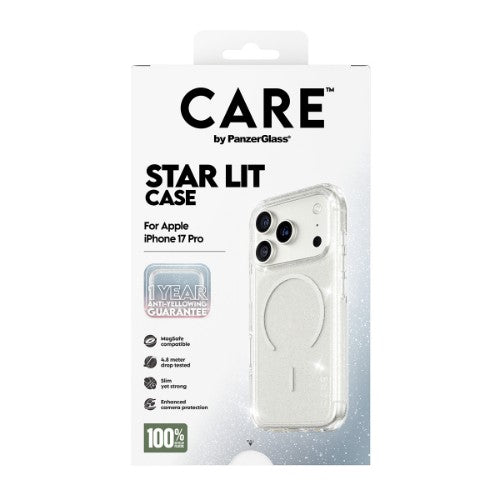PanzerGlass CARE by ® Flagship Case Urban Explorer Star Lit w. White MagSafe iPhone 17 Pro