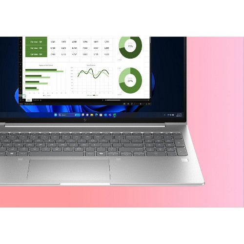 HP EliteBook 6 G1ah AMD Ryzen™ 5 220 Laptop 40.6 cm (16") WUXGA 24 GB DDR5-SDRAM 512 GB SSD Wi-Fi 6E (802.11ax) Windows 11 Pro AI PC Silver