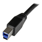 StarTech.com 5m (16ft) Active USB 3.0 (5Gbps) USB-A to USB-B Cable - M/M