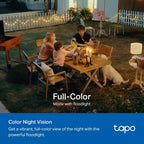 TP-Link Tapo Solar-Powered Floodlight Pan/Tilt Security Camera Kit