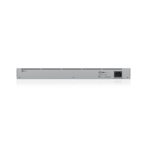 Ubiquiti UniFi USW-48-POE network switch Managed L2 Gigabit Ethernet (10/100/1000) Power over Ethernet (PoE) 1U Stainless steel