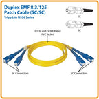 Tripp Lite N356-05M Duplex Singlemode 9/125 Fiber Patch Cable (SC/SC), 5M (16 ft.)