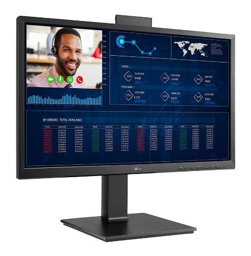 LG 24CQ650N-6N Intel® Celeron® N5105 60.5 cm (23.8") 1920 x 1080 pixels All-in-One thin client 4 GB DDR4-SDRAM 16 GB eMMC Wi-Fi 6 (802.11ax) Black