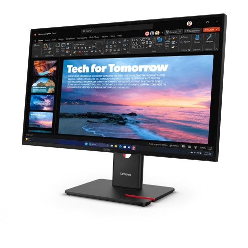 Lenovo ThinkVision T27QD-40 computer monitor 68.6 cm (27") 2560 x 1440 pixels Wide Quad HD LED Black