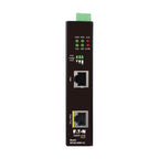 Tripp Lite NPOEI-60W-1G Industrial Gigabit Ethernet PoE injector, 60W PoE++, 802.3bt, Midspan, -40℃ to +75℃, IP30 housing, Dual 24-57VDC , DIN rail, 1 Port
