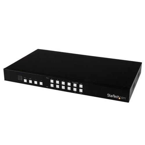StarTech.com 4x4 HDMI Matrix Switch with Picture-and-Picture Multiviewer or Video Wall - TAA