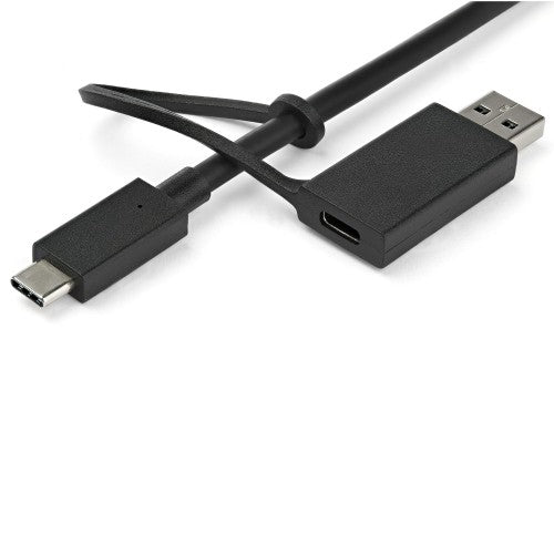 StarTech.com Universal Laptop Docking Station, Hybrid USB-C & USB-A Dock, Dual 4K DP & HDMI, 60W PD, Mac / Windows / Chrome OS, 4x USB 5Gbps Hub, GbE