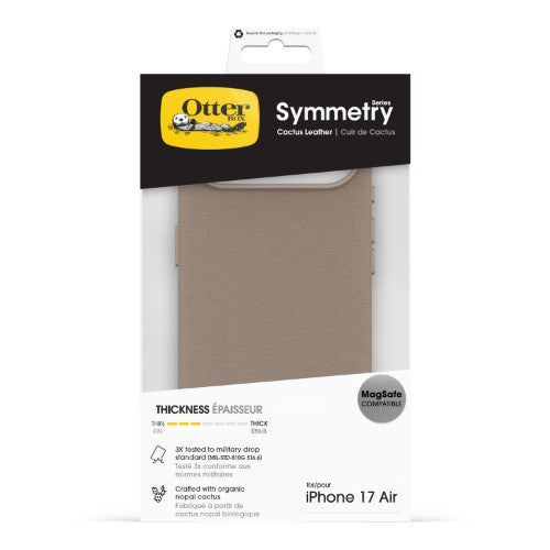 OtterBox Symmetry Cactus Leather Series for Apple iPhone 17 Air Cottonwood Glen