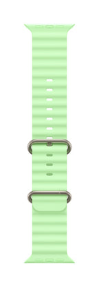 Apple Natural Titanium Finish Band Green Fluoroelastomer, Titanium