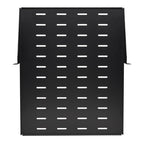 Tripp Lite SRSHELF2PCENTER SmartRack Center-Mounted Steel Rack Shelf - 2U, Vented, 21.5 in. Deep, Holds up to 100 lb. (45 kg)