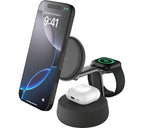 Belkin WIZ040MYCH mobile device charger Headphones, Smartphone Black, Chrome USB Wireless charging Fast charging Indoor