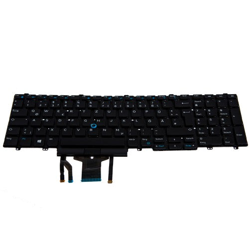 Origin Storage KBD Latitude E5550 German Layout 104 Keys Backlit Dual Point