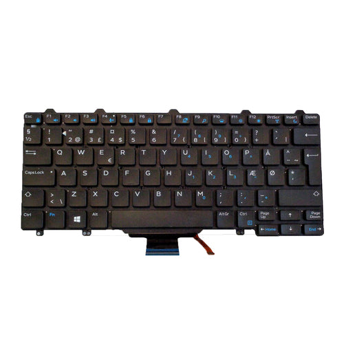 Origin Storage N/B KBD Latitude E5550 Danish Layout 104 Keys Backlit Dual Point