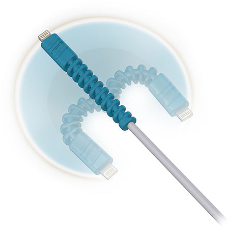 OtterBox EZGrab Cable Bundle USB A-Lightning & 1/8" Audio Space Speed, Space Speed Silver