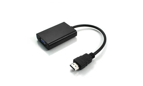 AddOn Networks HDMI - VGA VGA (D-Sub) HDMI Type A (Standard) Black