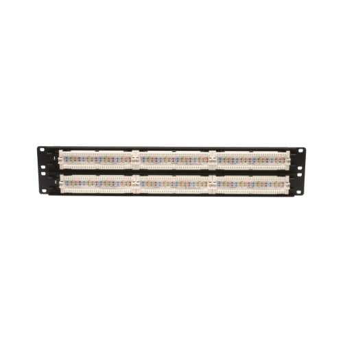 Tripp Lite N052-048 48-Port 2U Rack-Mount Cat5e 110 Patch Panel, 568B, RJ45 Ethernet, TAA