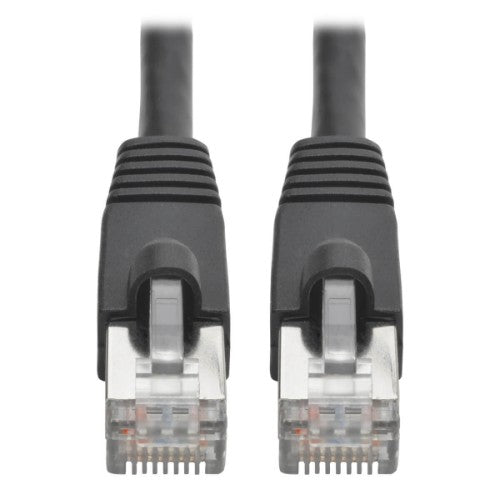 Tripp Lite N262-006-BK Cat6a 10G Snagless Shielded STP Ethernet Cable (RJ45 M/M), PoE, Black, 6 ft. (1.83 m)