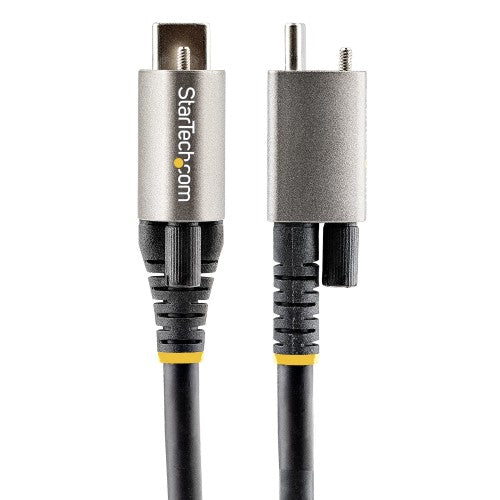 StarTech.com 50cm (20in) USB-C Cable, Top Screw Locking, USB 10Gbps, 100W (5A) Power Delivery, 8K 60Hz / 4K 144Hz DP Alt Mode - Thunderbolt Compatible