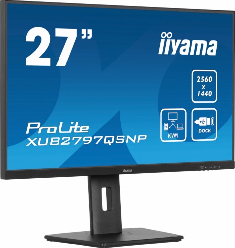 iiyama ProLite XUB2797QSNP-B1 computer monitor 68.6 cm (27") 2560 x 1440 pixels Quad HD LED Black