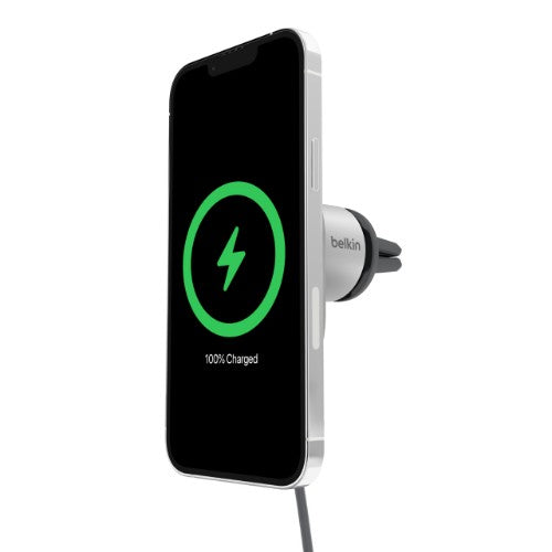 Belkin BoostCharge Pro Mobile phone Grey Cigar lighter Wireless charging Auto