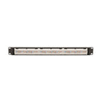Tripp Lite N252-P24 Cat6 24-Port Patch Panel - PoE+ Compliant, 110/Krone, 568A/B, RJ45 Ethernet, 1U Rack-Mount, TAA