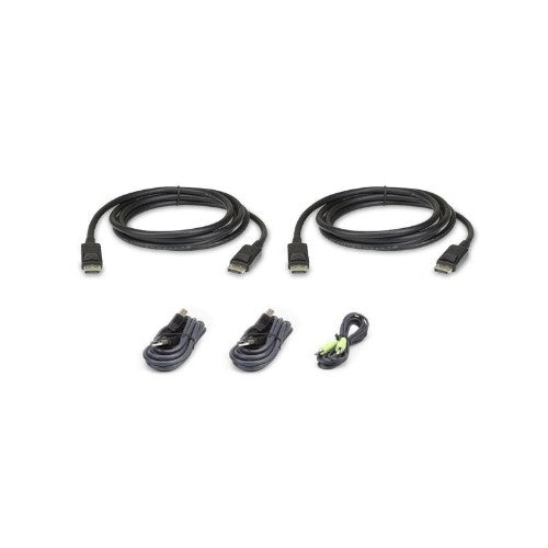 ATEN USB DisplayPort Dual Display Secure KVM; 1,8M USB DisplayPort Dual Display