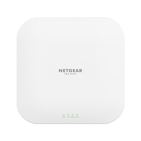 NETGEAR Insight Cloud Managed WiFi 6 AX3600 Dual Band Access Point (WAX620) 3600 Mbit/s White Power over Ethernet (PoE)