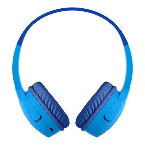 Belkin SoundForm Mini Headset Wireless Head-band Calls/Music USB Type-C Blue