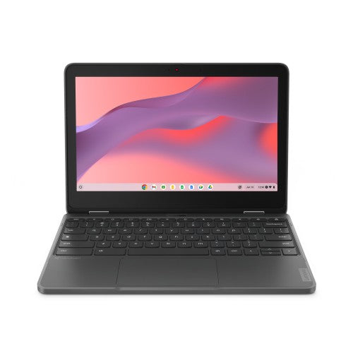 Lenovo 300e Yoga Chromebook Gen 4 MediaTek Kompanio 528 29.5 cm (11.6") Touchscreen HD 8 GB LPDDR4x-SDRAM 64 GB eMMC Wi-Fi 6 (802.11ax) ChromeOS English Grey