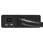 StarTech.com 3-Port Portable USB 3.0 Hub plus Gigabit Ethernet - 5Gbps - Aluminum with Built-in Cable - TAA