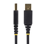 StarTech.com 3.3ft (1m) USB to Null Modem Serial Adapter Cable, Interchangeable DB9 Screws/Nuts, COM Retention, USB-A to RS232, FTDI, Level-4 ESD Protection, Windows/macOS/ChromeOS/Linux - Rugged TPE Construction