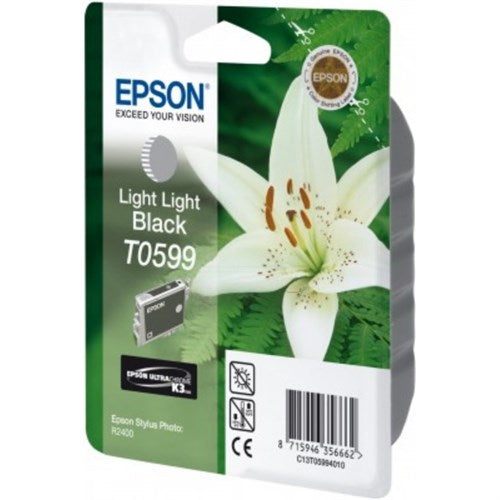 Epson C13T05994010/T0599 Ink cartridge light light black, 520 pages 13ml for Epson Stylus Photo R 2400
