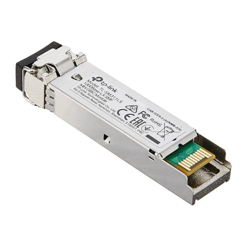 TP-Link Omada Gigabit SFP Module, Single-mode, MiniGBIC, LC Interface, Up to 10km Distance