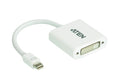 ATEN VC960 video cable adapter Mini DisplayPort DVI-I White