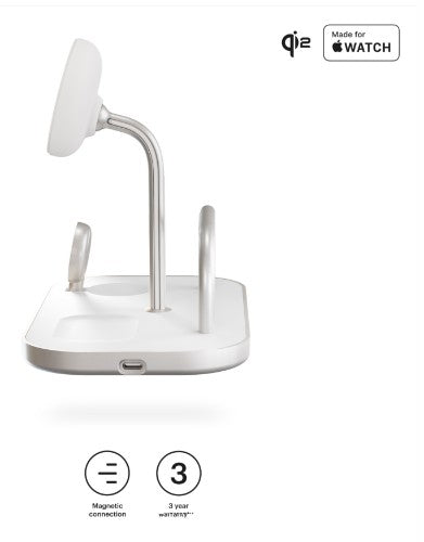 OtterBox Zens 4-in-1 Wireless Charger, White