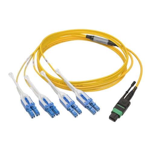 Eaton N390-01M-8LC-AP InfiniBand/fibre optic cable 1 m MPO/MTP OFNP Black, Blue, Green, Yellow