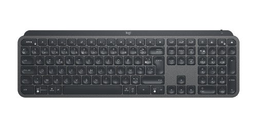 Logitech MX Keys Combo for Business keyboard Mouse included Office Bluetooth AZERTY French Graphite