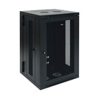 Tripp Lite SRW18US SmartRack 18U Low-Profile Switch-Depth Wall-Mount Rack Enclosure Cabinet, Hinged Back