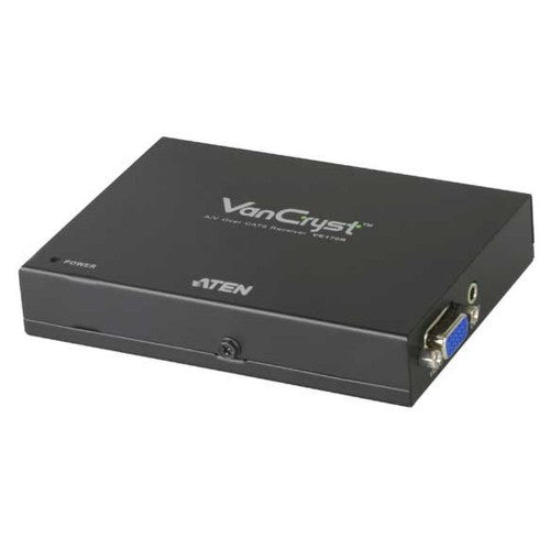 ATEN VE170R AV extender AV receiver Black