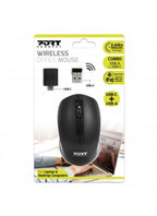 Port Designs 900508 mouse Medical Ambidextrous RF Wireless + USB Type-C 1000 DPI