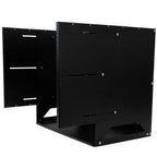 StarTech.com 2-Post 8U Open Frame Wall Mount Network Rack with Built-in Shelf, Wall Mount Data Rack with Adjustable Depth for AV / Computer / IT Equipment, Small Wall-Mount Server Rack - TAA Compliant