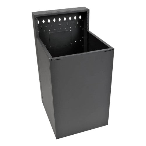 Tripp Lite SRWF16U38 SmartRack 16U Low-Profile Vertical-Mount Wall-Mount Half-Height Server Rack Enclosure