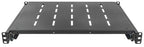 Intellinet 19" Sliding Shelf, 1U, 800 to 1000mm Depth, shelf depth 550mm, Black