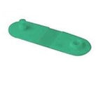 Zebra Clips for use with QuickClip Wristbands Green