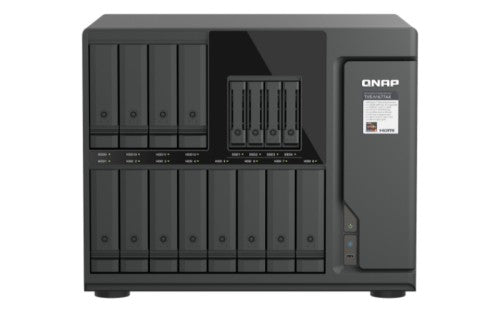 QNAP TVS-H1677AX-R5-16G NAS/storage server Tower AMD Ryzen™ 5 16 GB DDR5 0 TB QuTS hero Black